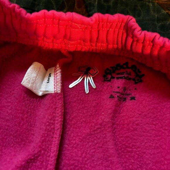 Sp5der 'P*NK V2' Sweatpants Pink - Picture 3 of 4